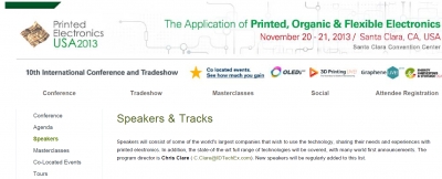 미국 'Printed Electronics USA' 학회에서 초청 강연		