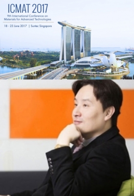 교수님께서 싱가폴에서 개최되는 'ICMAT 2017 (9th International Conference on Materials for Advanced Technologies)' 에서 초청강연을 하셨습니다.