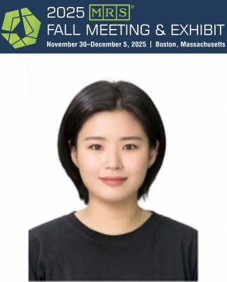 은지가 미국에서 개최된 '2025 Materials Research Society (2025 MRS) Fall Meeting'에서 구두발표를 하였습니다.