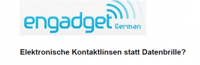 'Elektronische Kontaktlinsen statt Datenbrille?' (독일 'Engadget Germany'에 소개)		